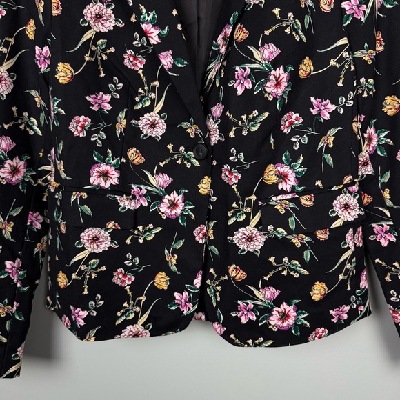 Liz Claiborne Career Floral Blazer - Picture 5 of 8